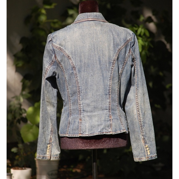 Lauren Jeans Petite Denim Jacket - Picture 6 of 7